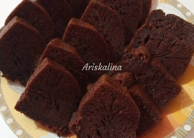 Bagaimana Menyiapkan Bolu karamel sarang semut (tanpa tapioka) yang Enak Banget