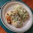 Chayote rallado gratinado