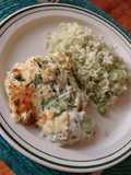 Chayote rallado gratinado