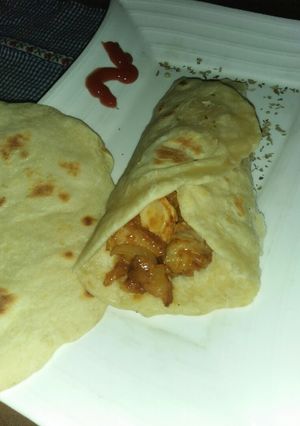 Foto resep Tortilla /Kebab ayam bolognese