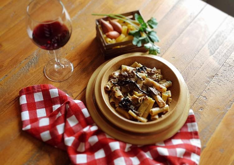 Fetuccine a la crema con Thermomix