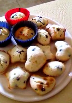 Una foto de Muffins con chips