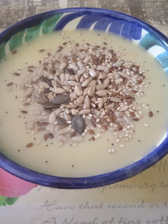 Una foto de Vichyssoise de manzana