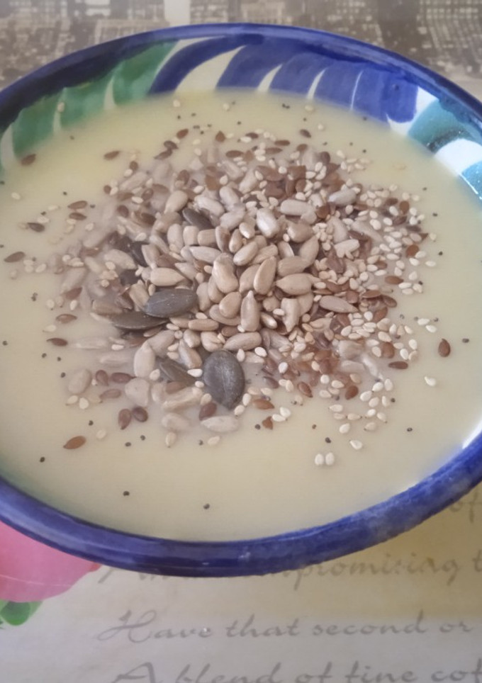 Una foto de Vichyssoise de manzana