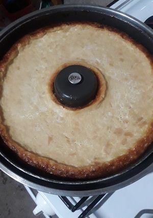 Una foto de Budín de pan🍞🍞🍞