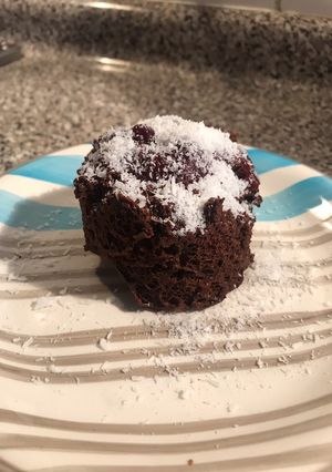 Una foto de Mug cake Fit de chocolate sin huevo