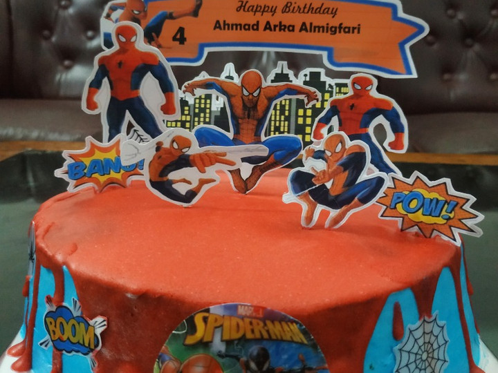 Anti Ribet, Membuat Kue Ulang Tahun Spiderman Bunda Pasti Bisa