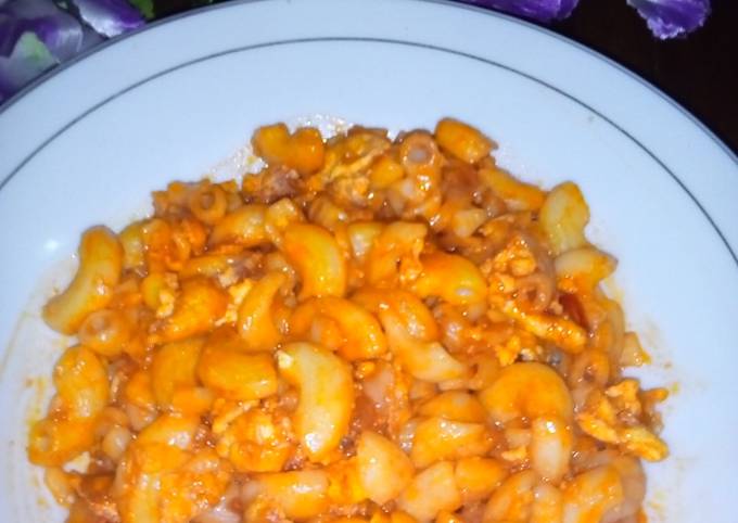 Wajib coba! Bagaimana cara buat Maklor. makaroni telor rasa balado pedas manis dijamin nagih banget