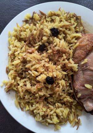 Una foto de Arroz árabe con mix frutos secos