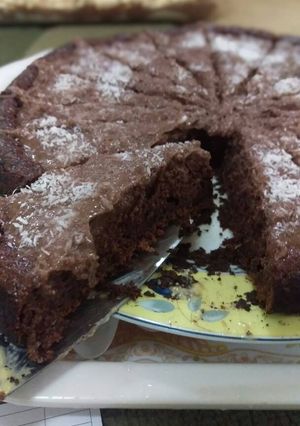 صورة لوصفة كيك بالكاكاو