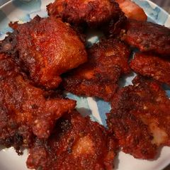 A picture of Fish pakoras.