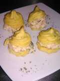 Repollas Rellenas de paté de mariscos