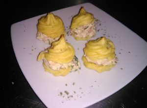 Una foto de Repollas Rellenas de paté de mariscos