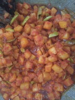 Foto resep Sambel goreng kentang+pete