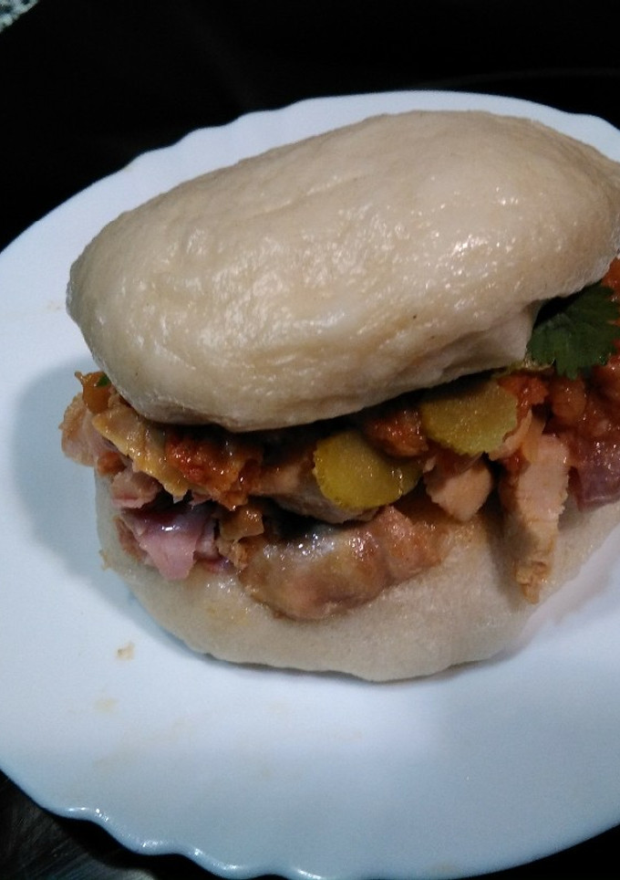 Una foto de Gua Bao, es un Pan al Vapor