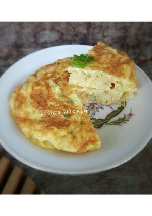 Foto resep Macaroni Omelette