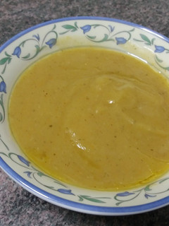Una foto de Crema de calabacín 🥒🍊🥕🥔