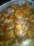 Pollo condimentado al horno