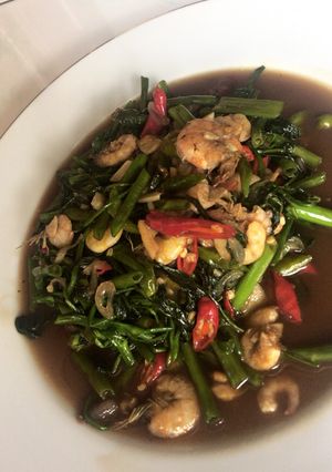 Foto resep Tumis kangkung seafood
