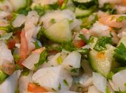 A picture of white fish