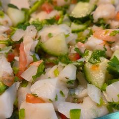 A picture of Ceviche.