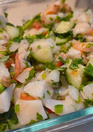 A picture of Ceviche.