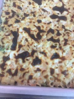 صورة لوصفة معكرونه لذيذة بالقشطه والجبنه😋😋