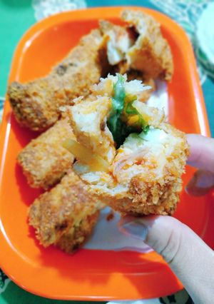 Foto resep Roti Goreng Isi Sostel