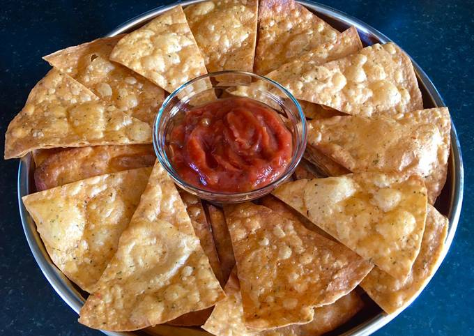 Fried Tortilla Nachos