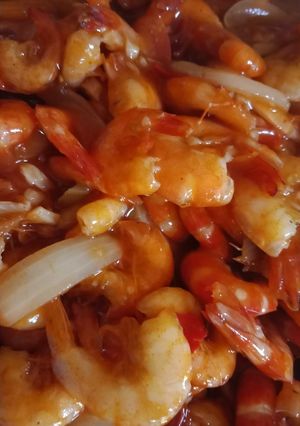 Foto resep Udang asam manis