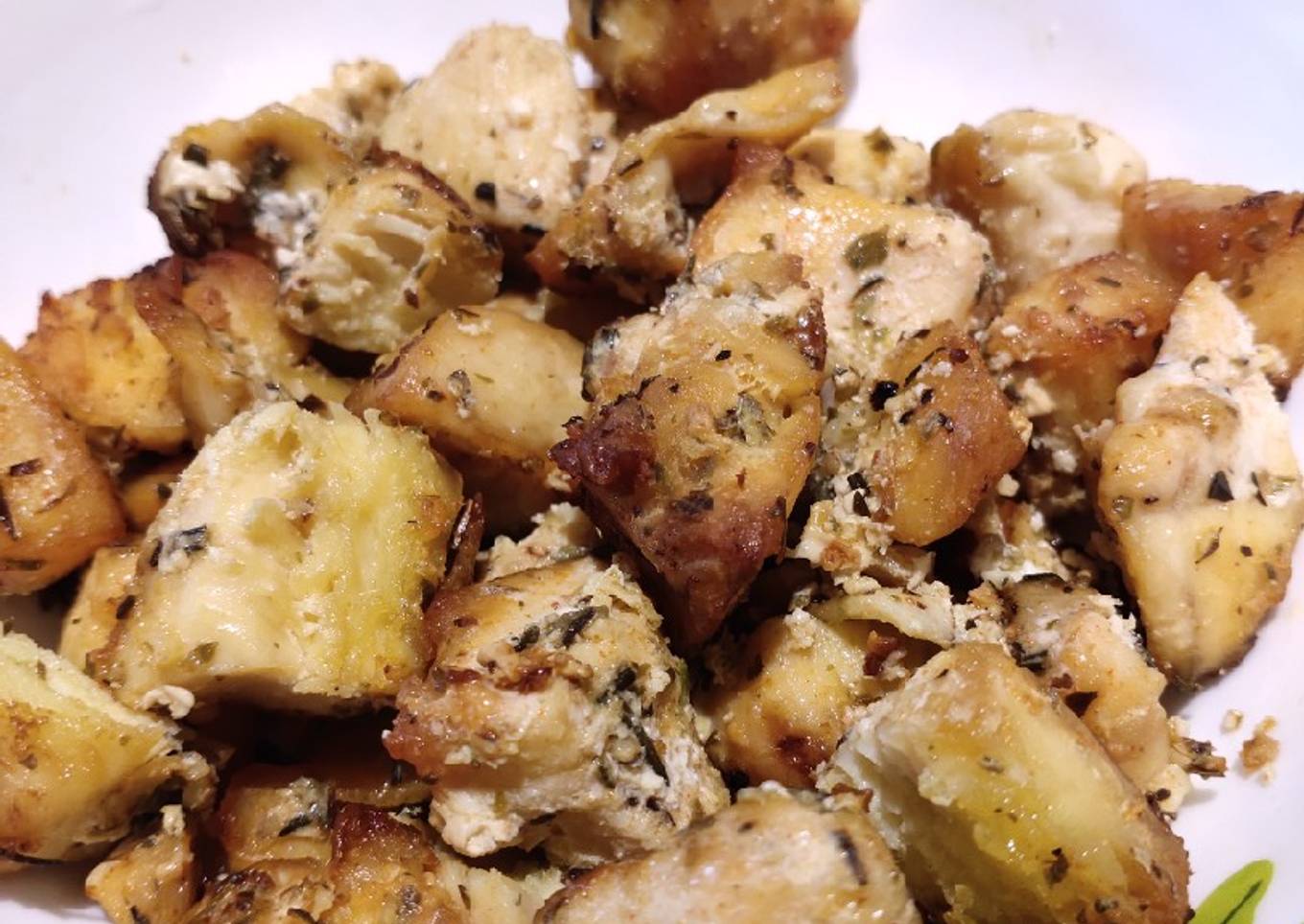 Oven Cooked Chicken Breast Cubes
