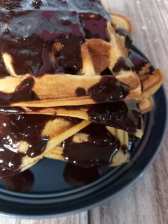 Foto resep Waffle Saus Cokelat