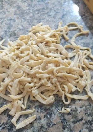Una foto de Fideos caseros