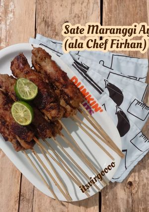 Foto resep #804. Sate Maranggi Ayam (ala Chef Firhan)