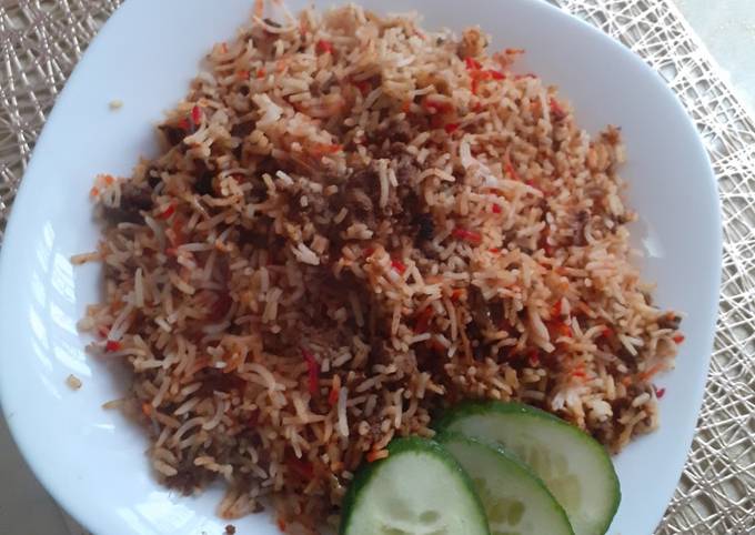 Qeema beryani Recipe