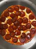 Hot Honey Pepperoni Cauli-Pizza (Low Effort)