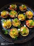 American corn poori chat