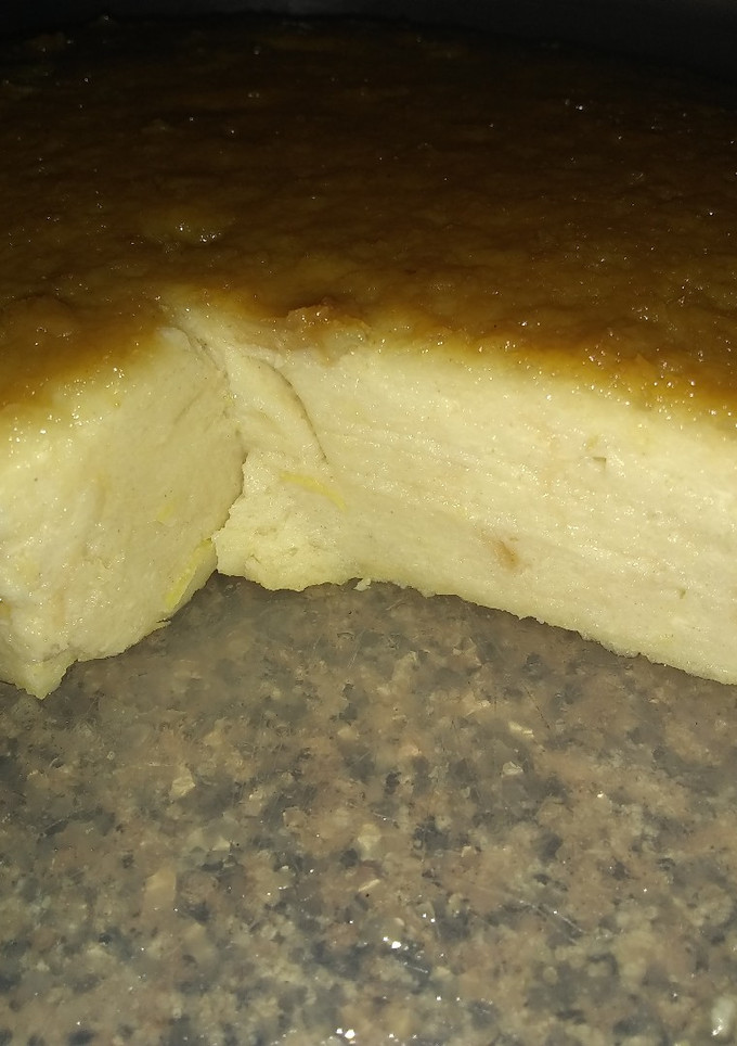 Una foto de Budín de pan casero como lo hacían las abuelas