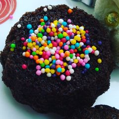 A picture of Cocoa Coffee muffins.