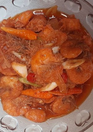 Foto resep Udang asam manis alla mommy raden