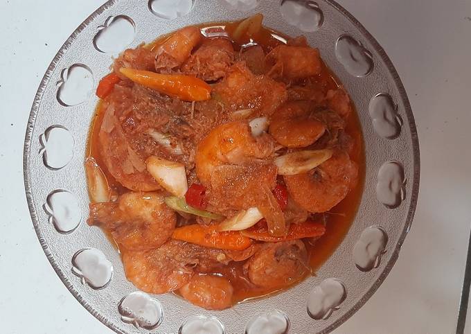 Udang asam manis alla mommy raden