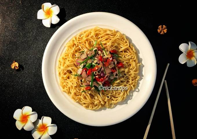 Resep Indomie Goreng Sambal Matah Oleh Enik Sulistyawati Cookpad