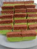 Brownies Coklat Lapis Pandan