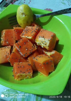 Foto resep Pepaya segar penutup hari