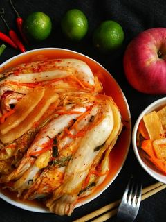 Hình của món Kimchi cải thảo.