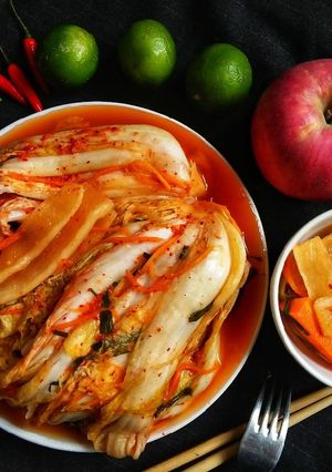 Hình của món Kimchi cải thảo.
