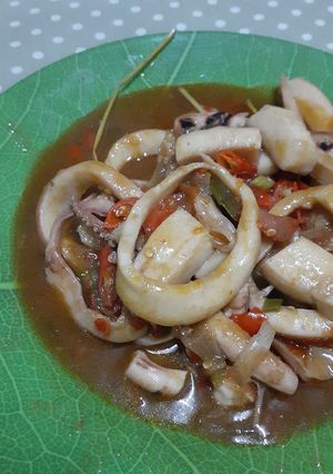 Foto resep Cumi Saus Padang