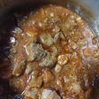 Tacos de cerdo guisado con verduras
