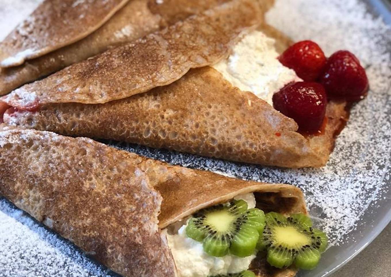 Panqueques de plátano saludables sin huevos y sin leche