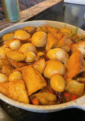 Foto resep Semur telur tahu kentang